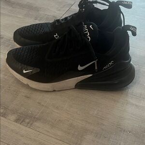 Nike Black and White Air Max 270 Trainers